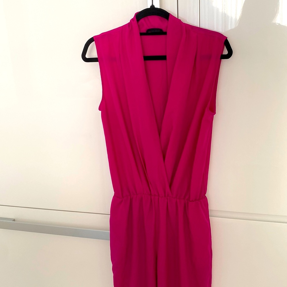 Pink jumpsuit Aqua brand.